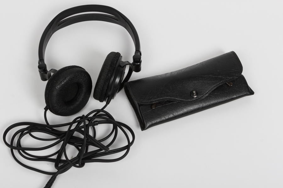 Ed McMahon's Prescription Eye Glasses with Sony Headphones