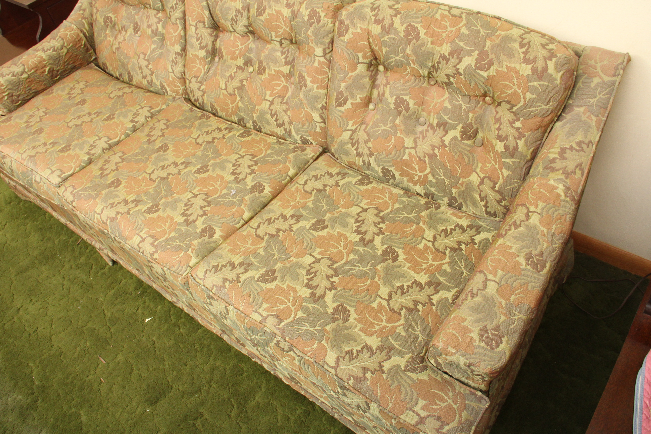 Vintage Kroehler Sofa and Matching Chair
