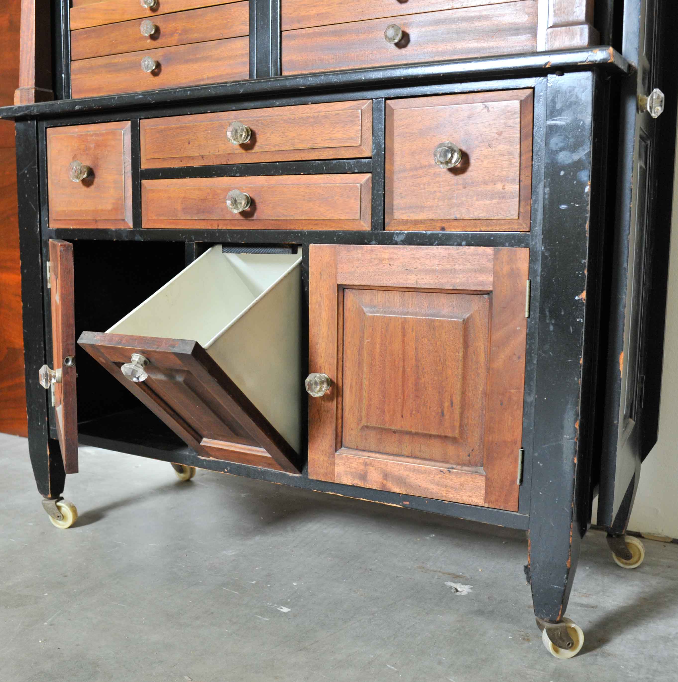 Antique Dentist Cabinet
