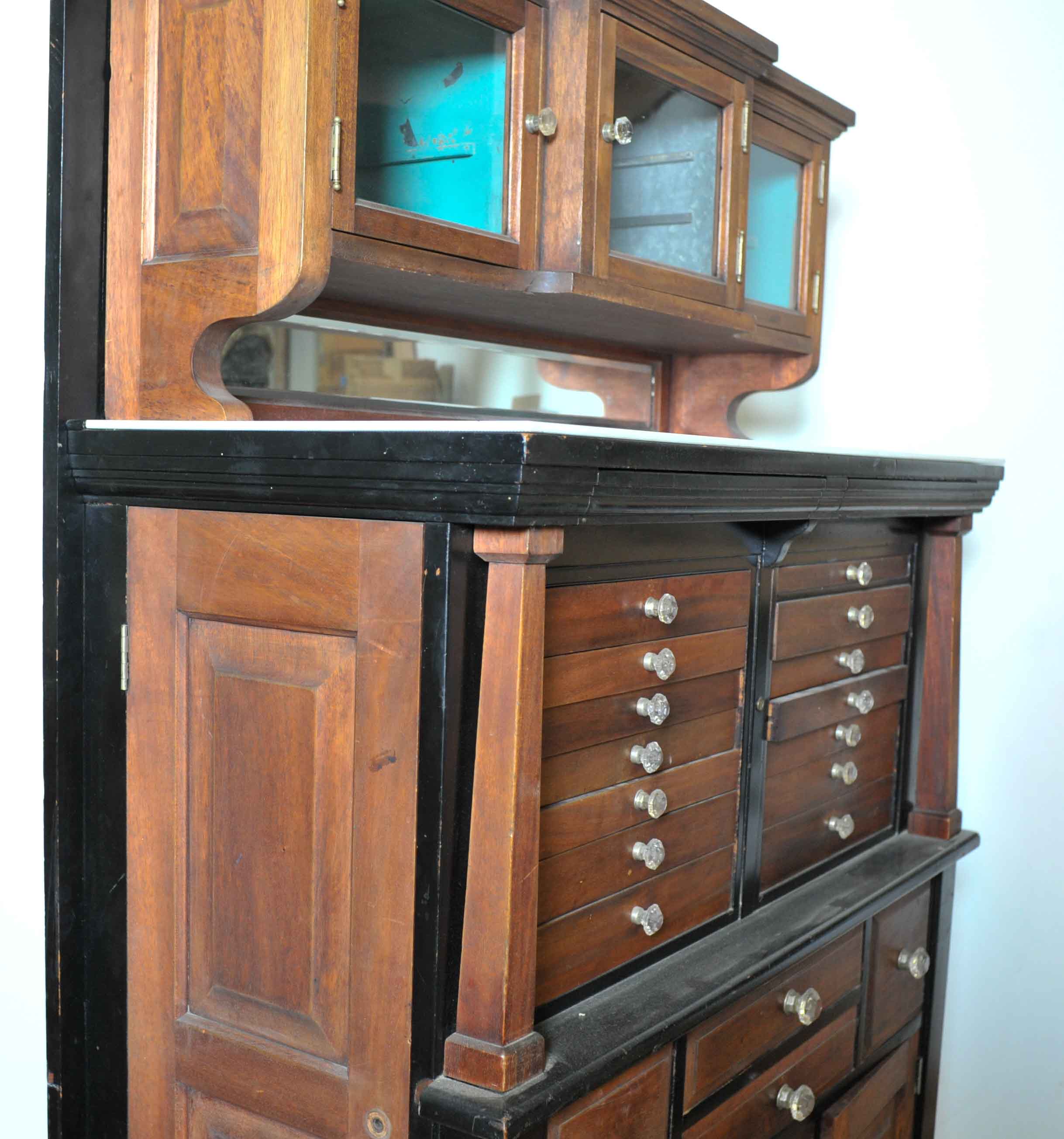 Antique Dentist Cabinet