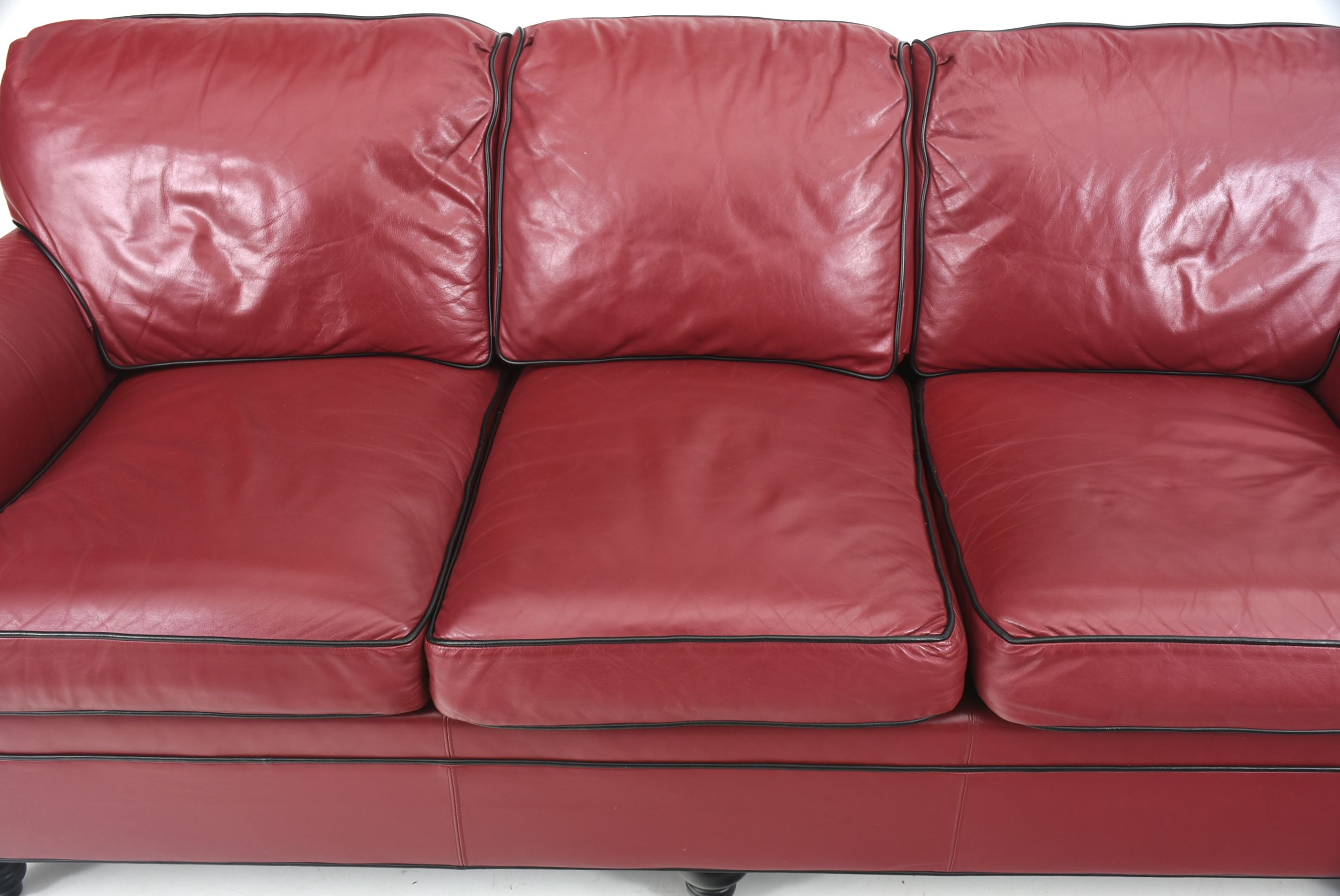 Ethan Allen Leather Sofa