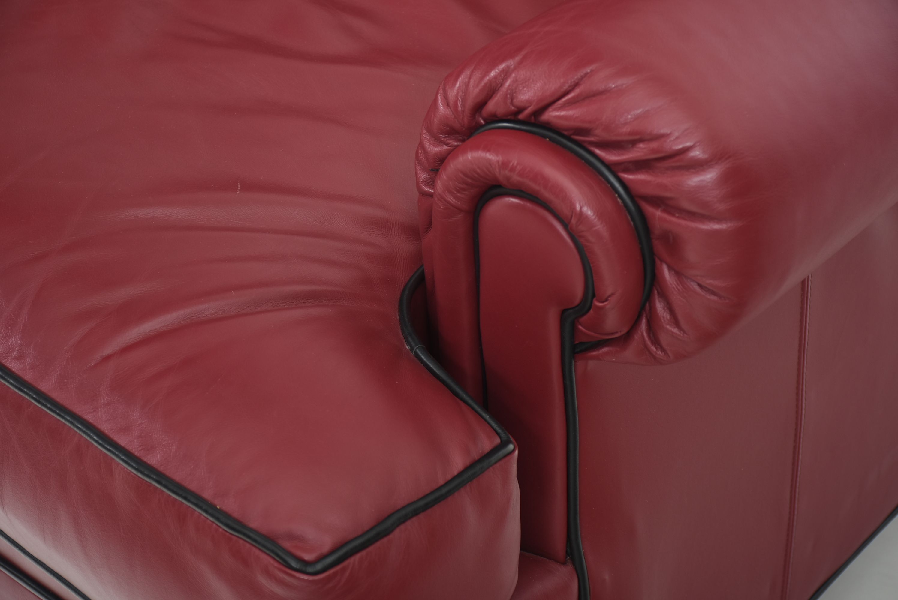 Ethan Allen Leather Sofa