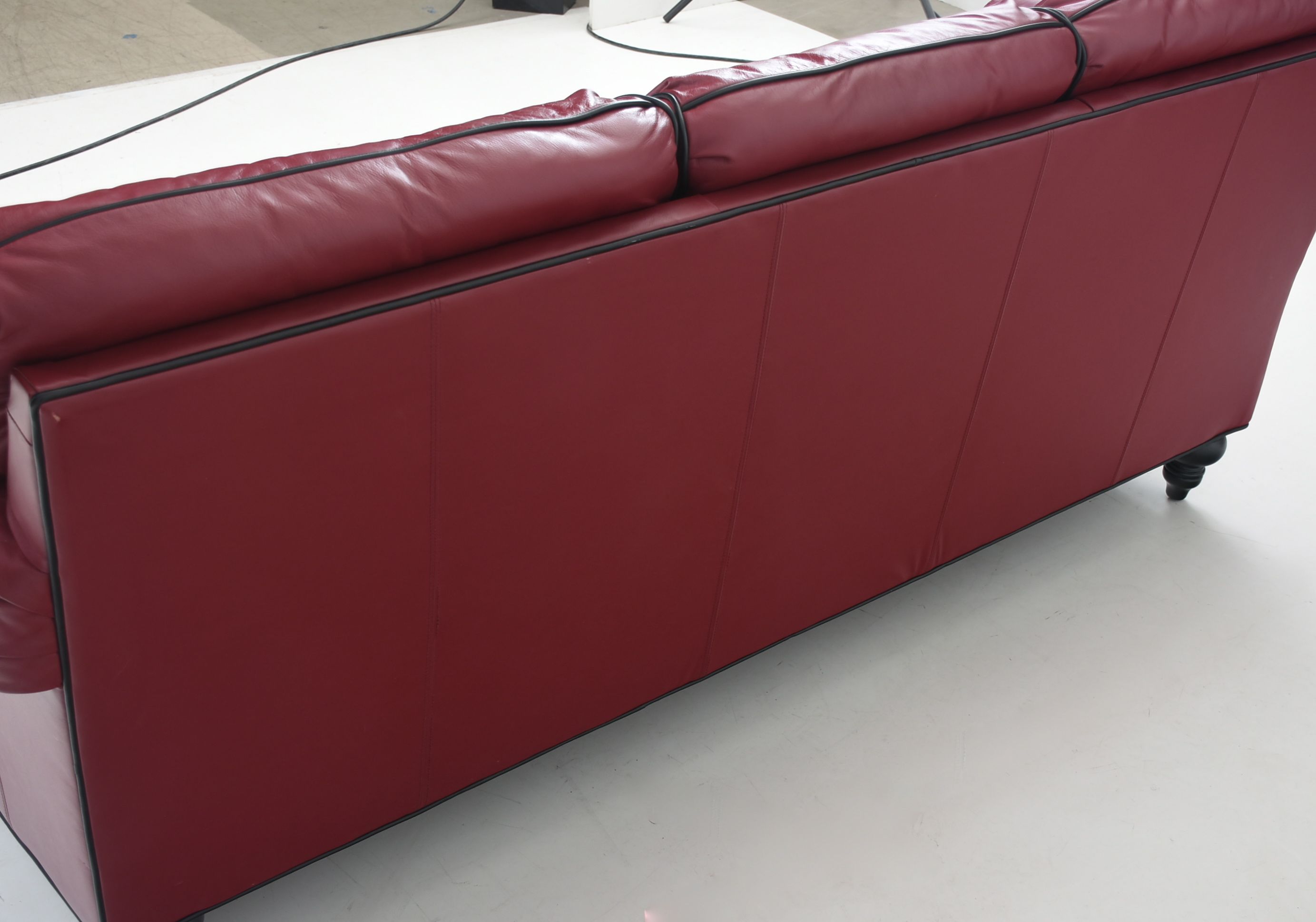 Ethan Allen Leather Sofa