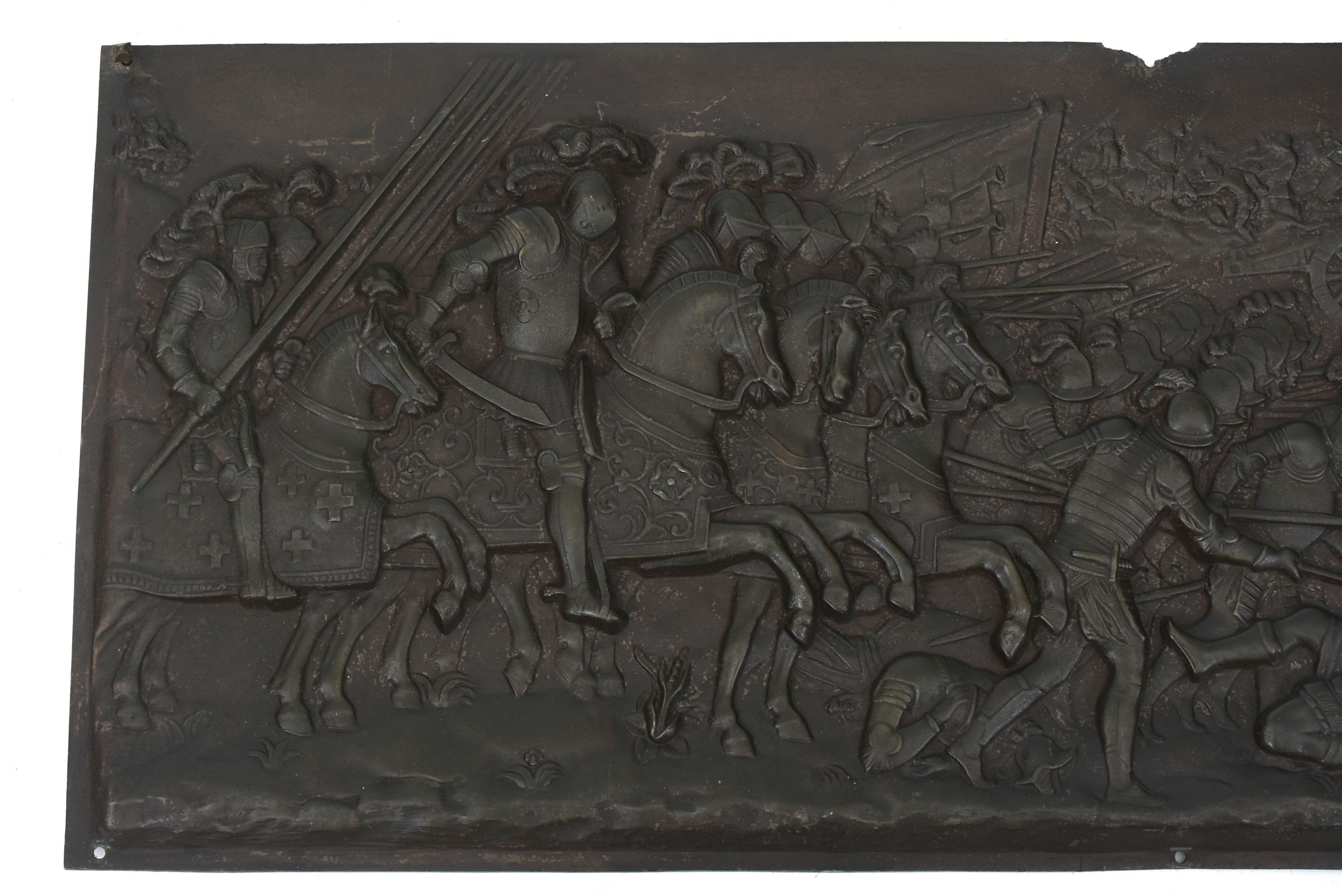 Two Bronze Panels