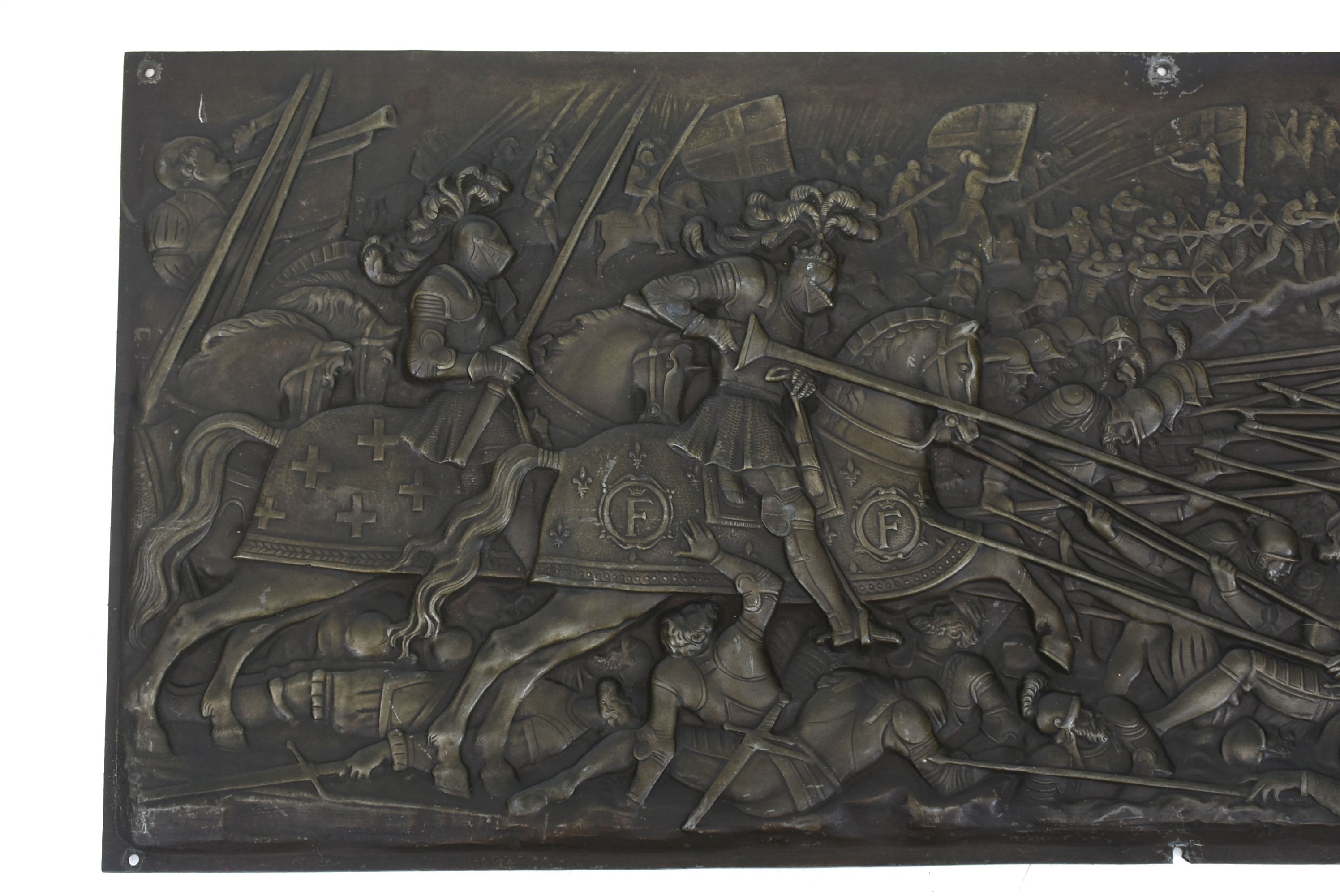 Two Bronze Panels
