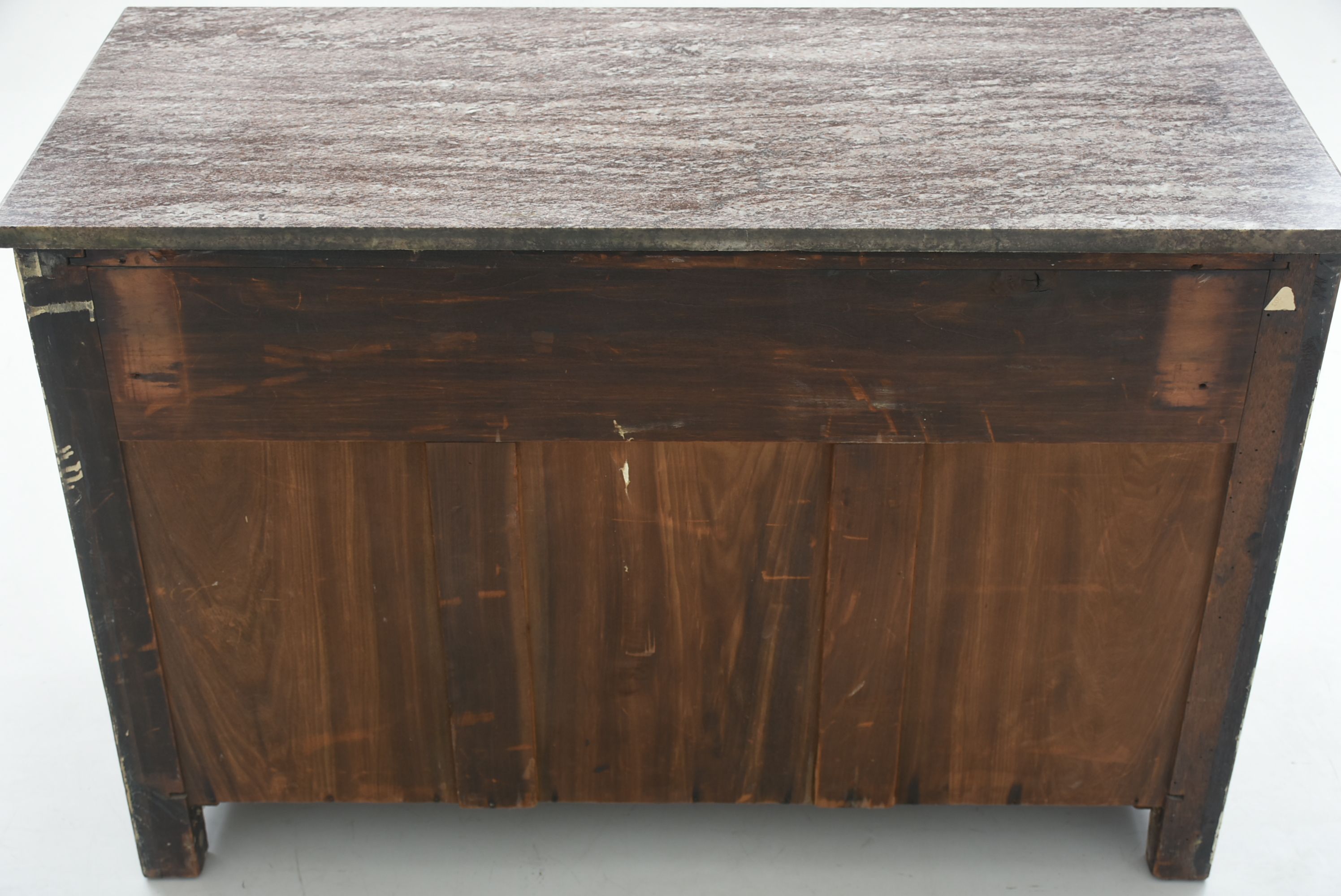 Victorian Walnut Chest with Marble Top