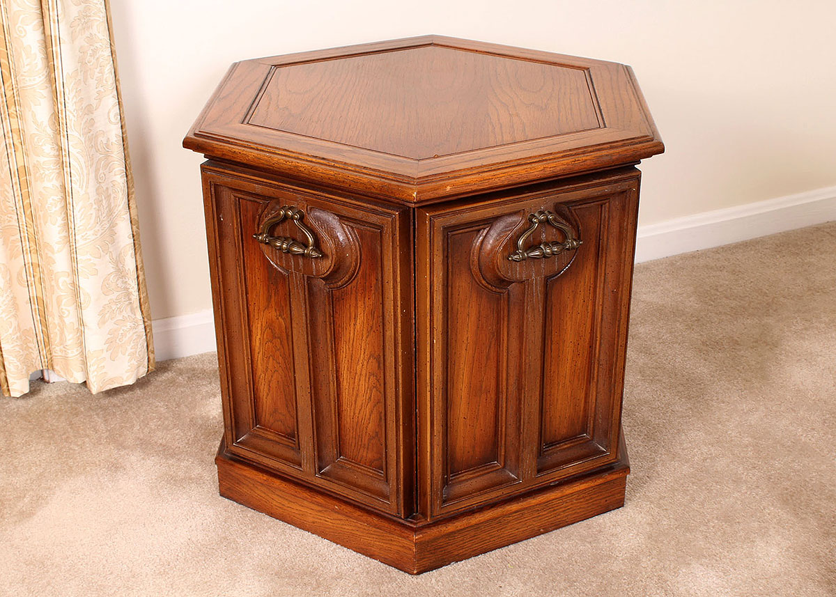 Mid Century Octagonal Side Table