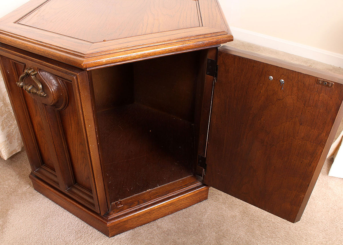 Mid Century Octagonal Side Table