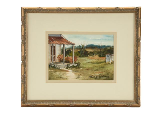 Margo Adams Original Rural Watercolor