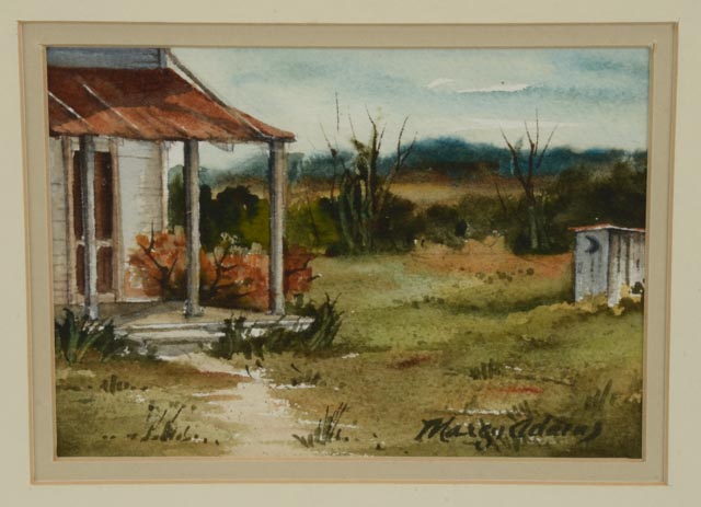 Margo Adams Original Rural Watercolor