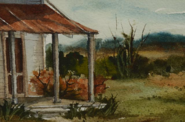 Margo Adams Original Rural Watercolor