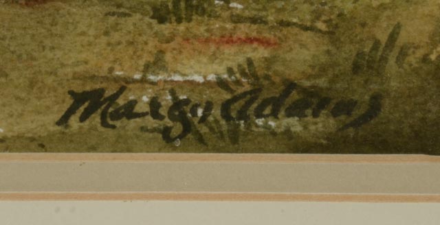 Margo Adams Original Rural Watercolor