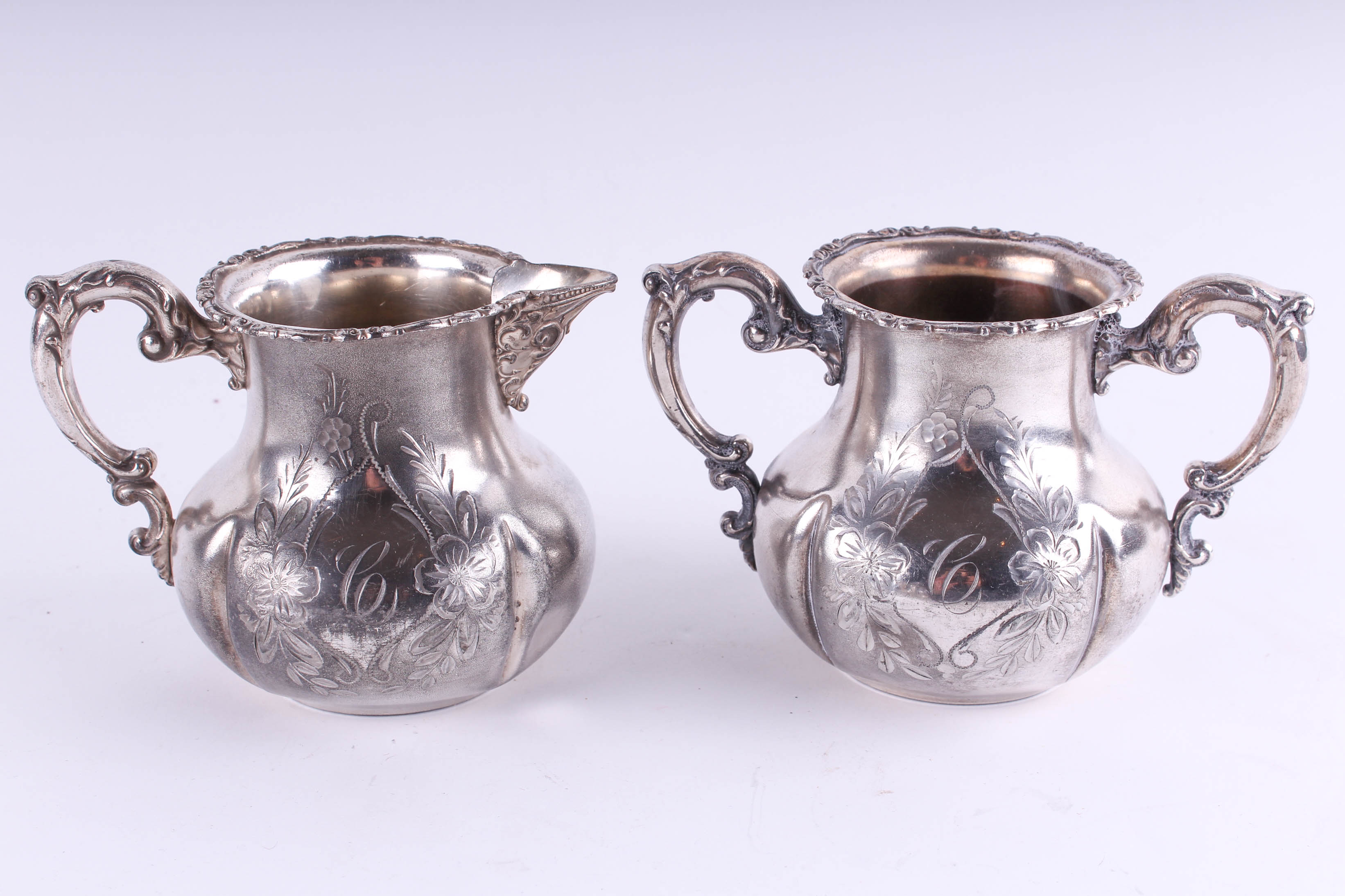 Homan Mfg. Co. Silver Plate Tea Service