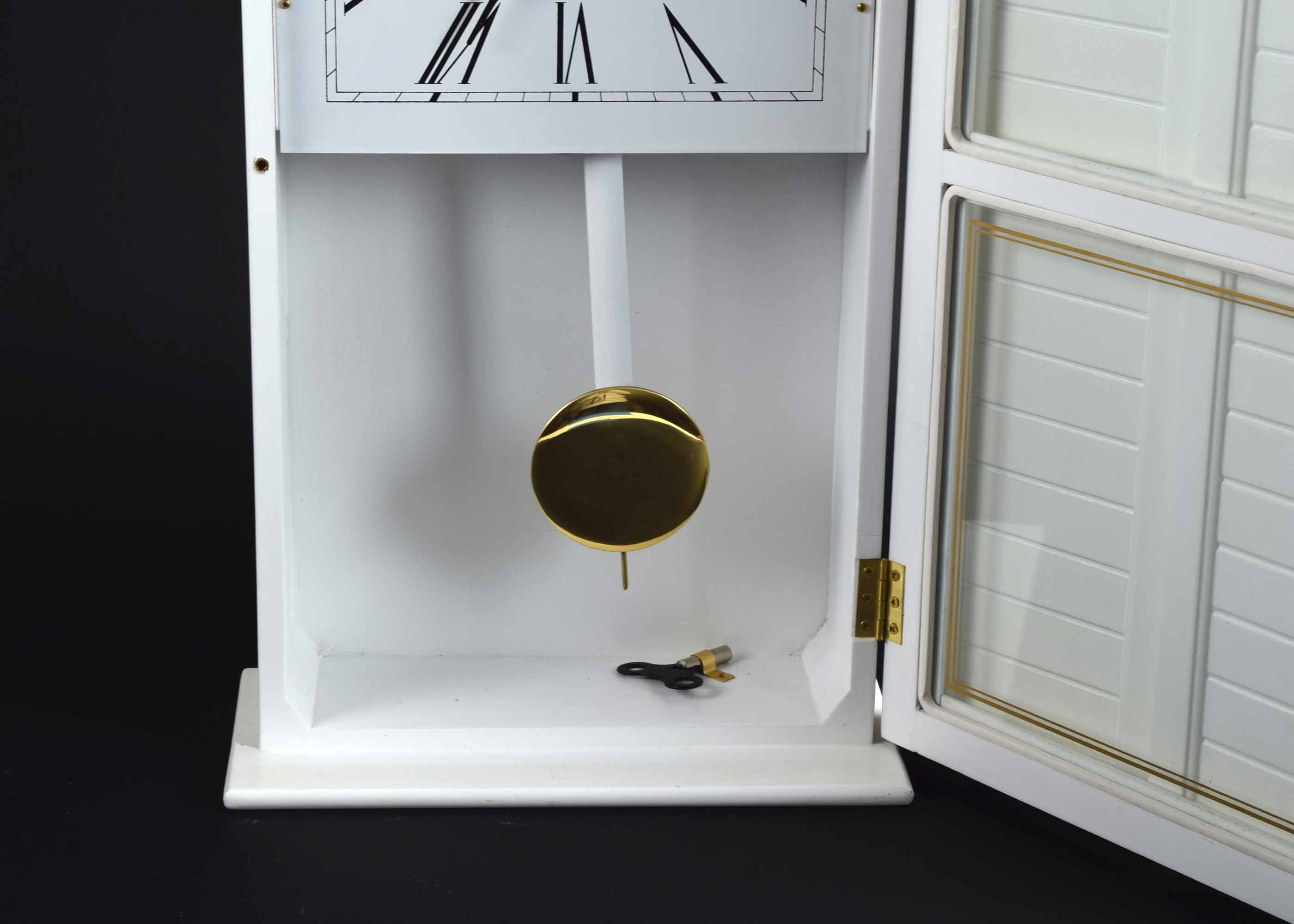 White Painted 31 Day Clock