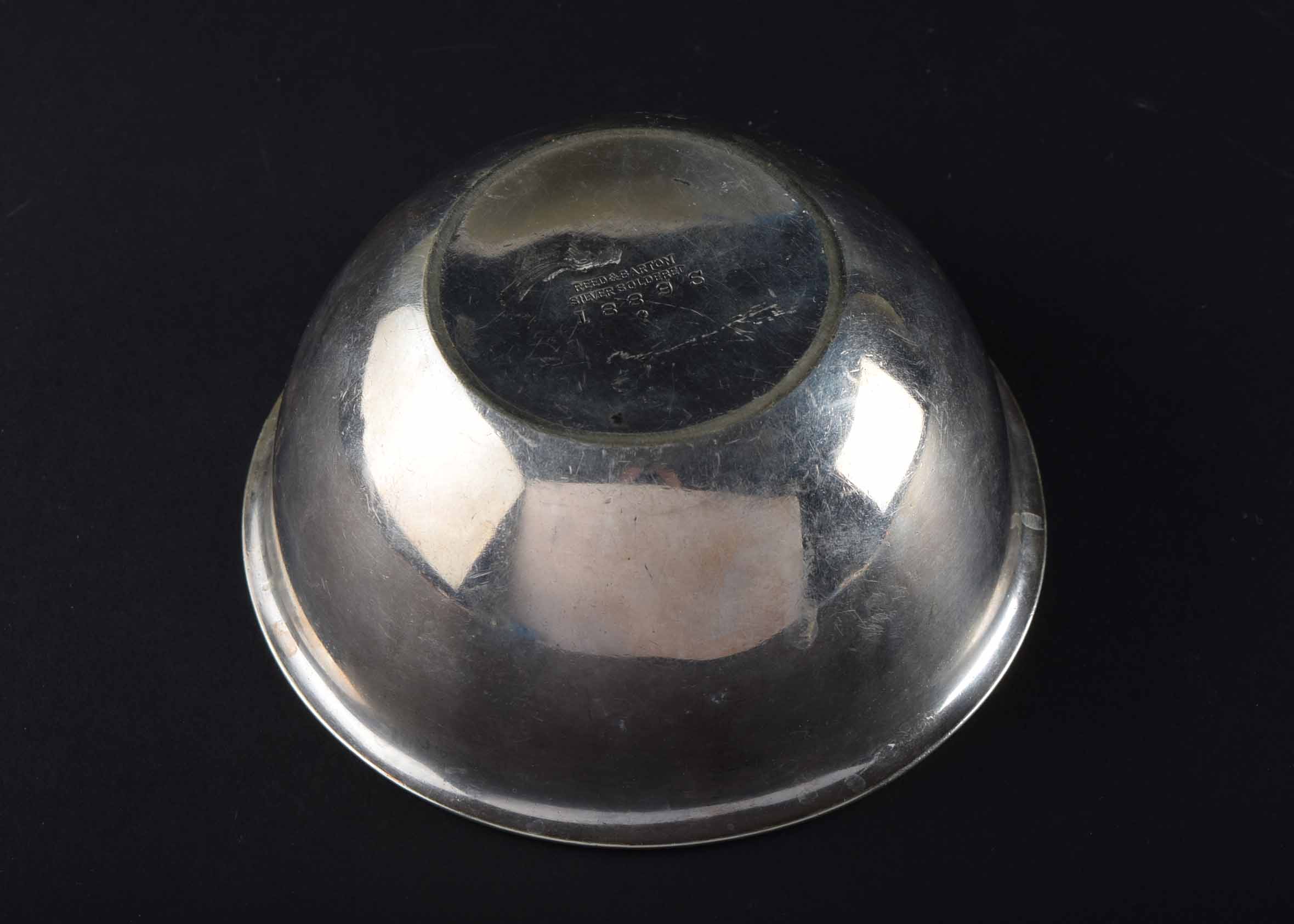 Antique Reed and Barton Silver Soldered 1889S Bowl