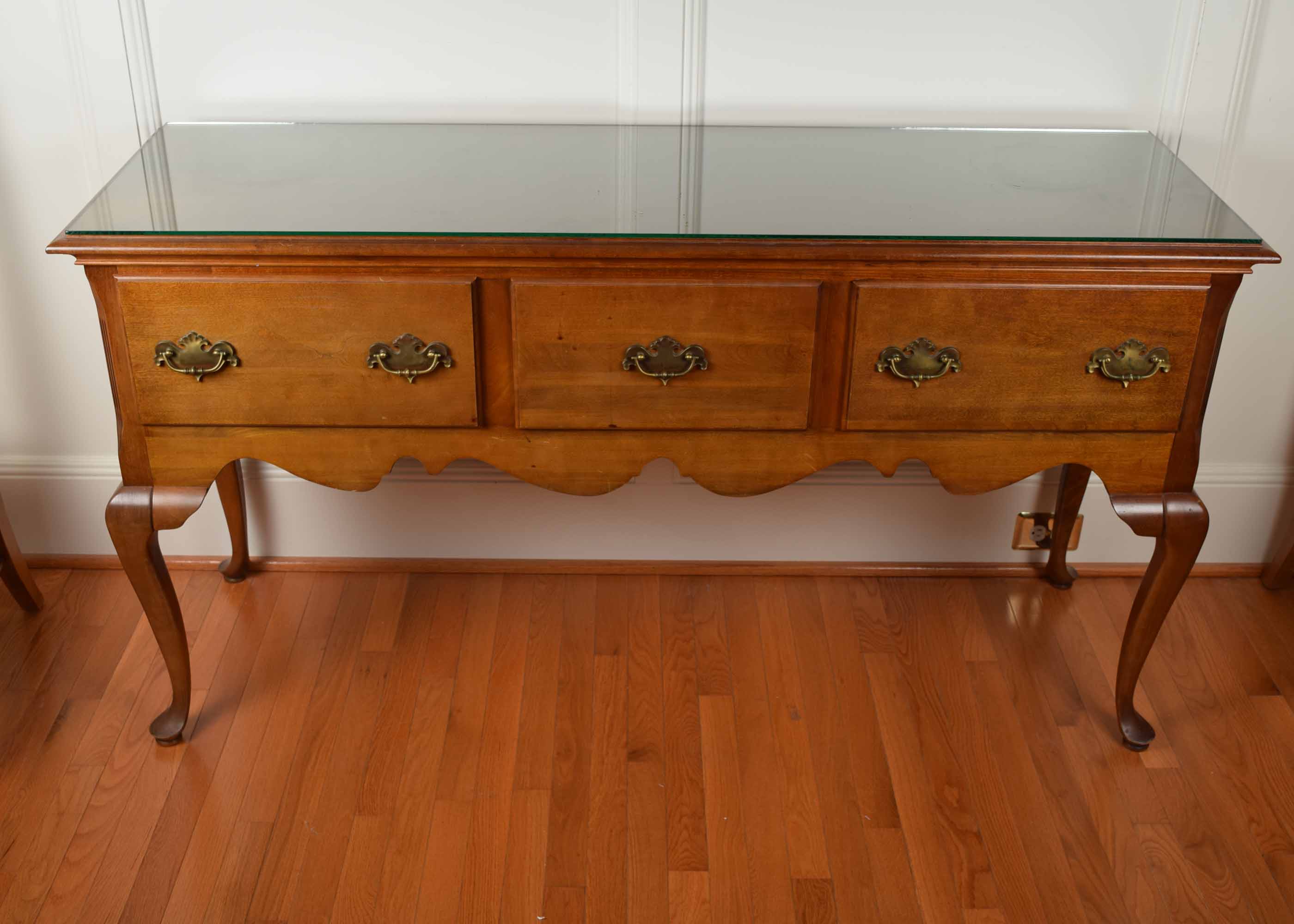 Cherry Queen Anne Style Sideboard