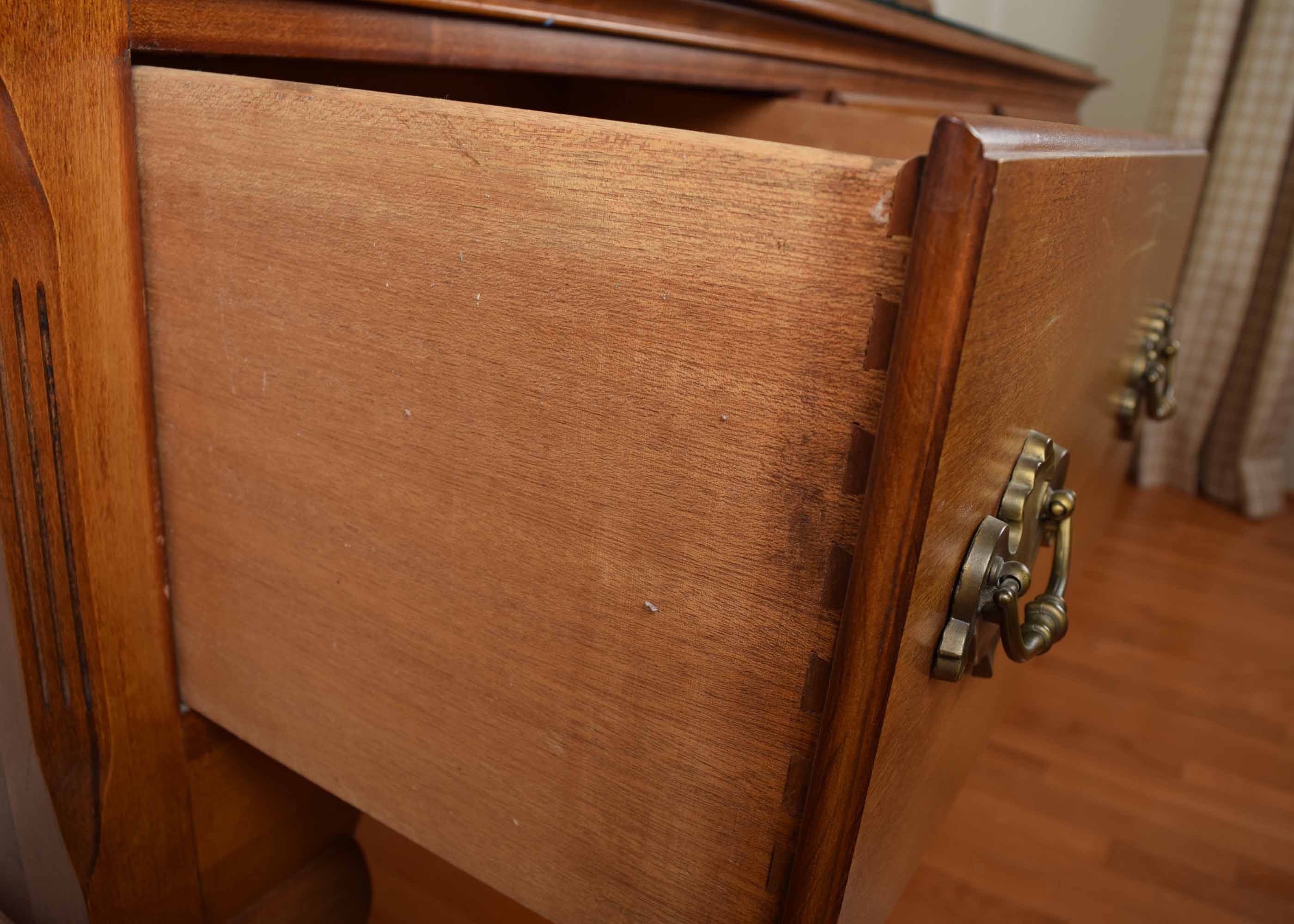 Cherry Queen Anne Style Sideboard