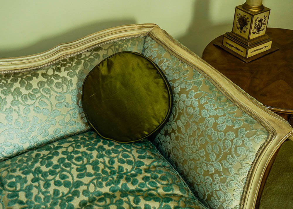 French Provincial Painted Settee