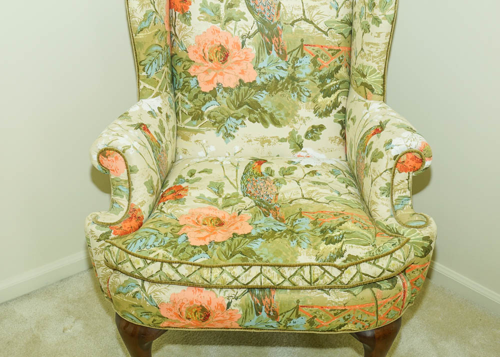 Bird of Paradise Wingback Armchair