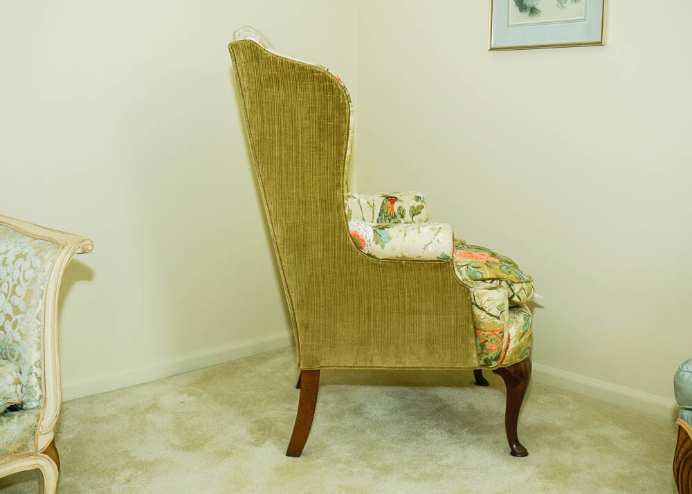 Bird of Paradise Wingback Armchair