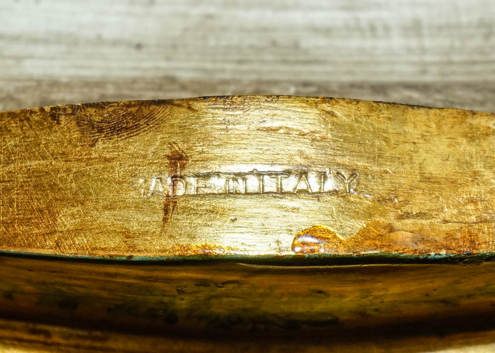 Vintage Painted Nesting Table Trio