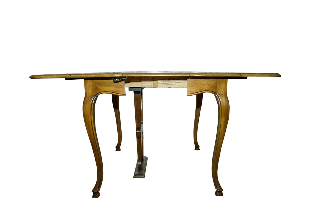 John Widdicomb Walnut Drop Leaf Dining Table