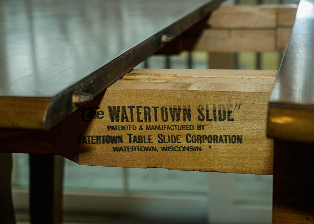 John Widdicomb Walnut Drop Leaf Dining Table