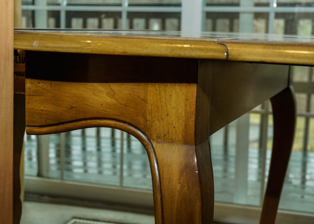 John Widdicomb Walnut Drop Leaf Dining Table