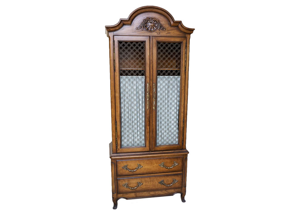 Henredon Walnut China Cabinet