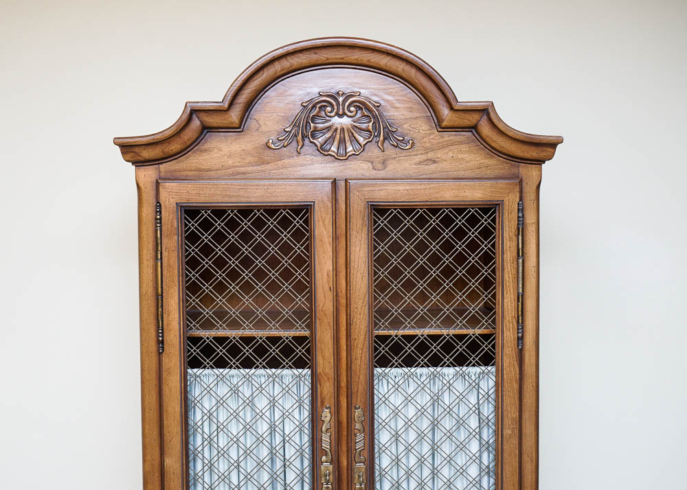 Henredon Walnut China Cabinet