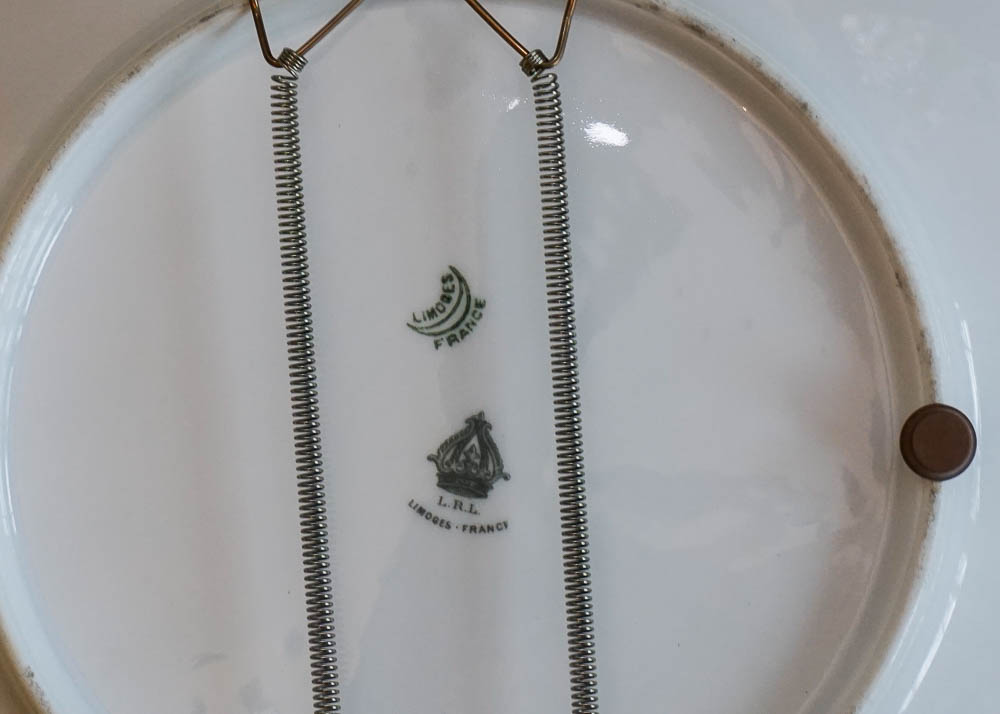 Limoges Hand Painted Decorative Plate