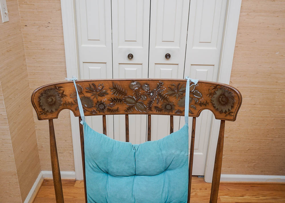 Hand-Painted Windsor Style Rocking Chair