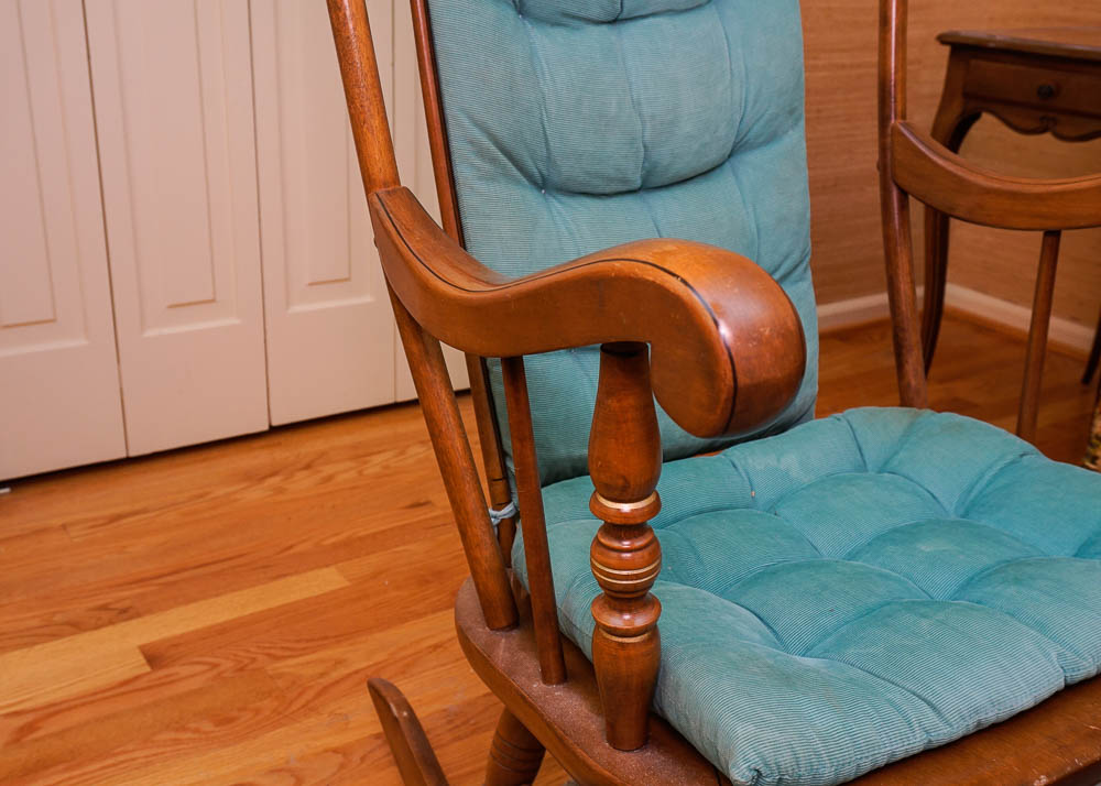 Hand-Painted Windsor Style Rocking Chair
