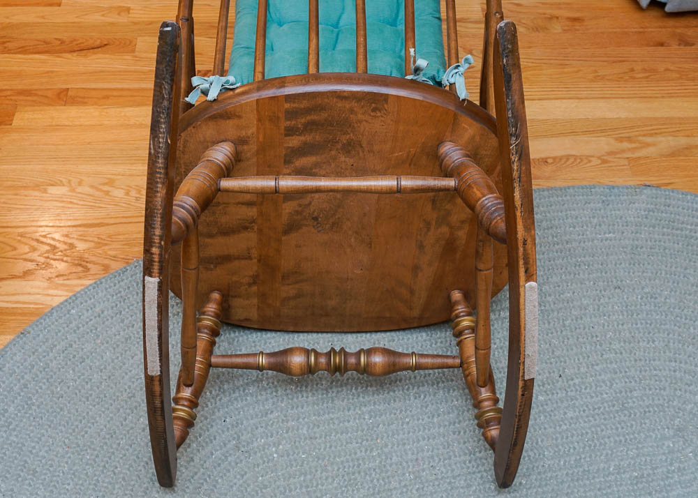 Hand-Painted Windsor Style Rocking Chair