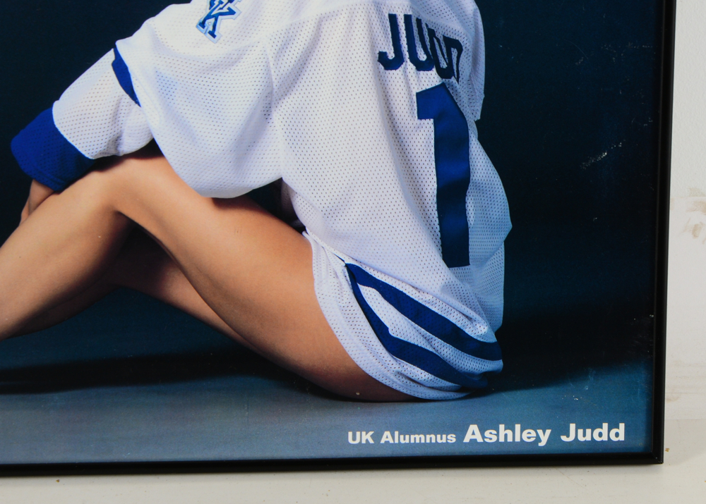 Framed University of Kentucky Hockey Season Poster With Ashley Judd