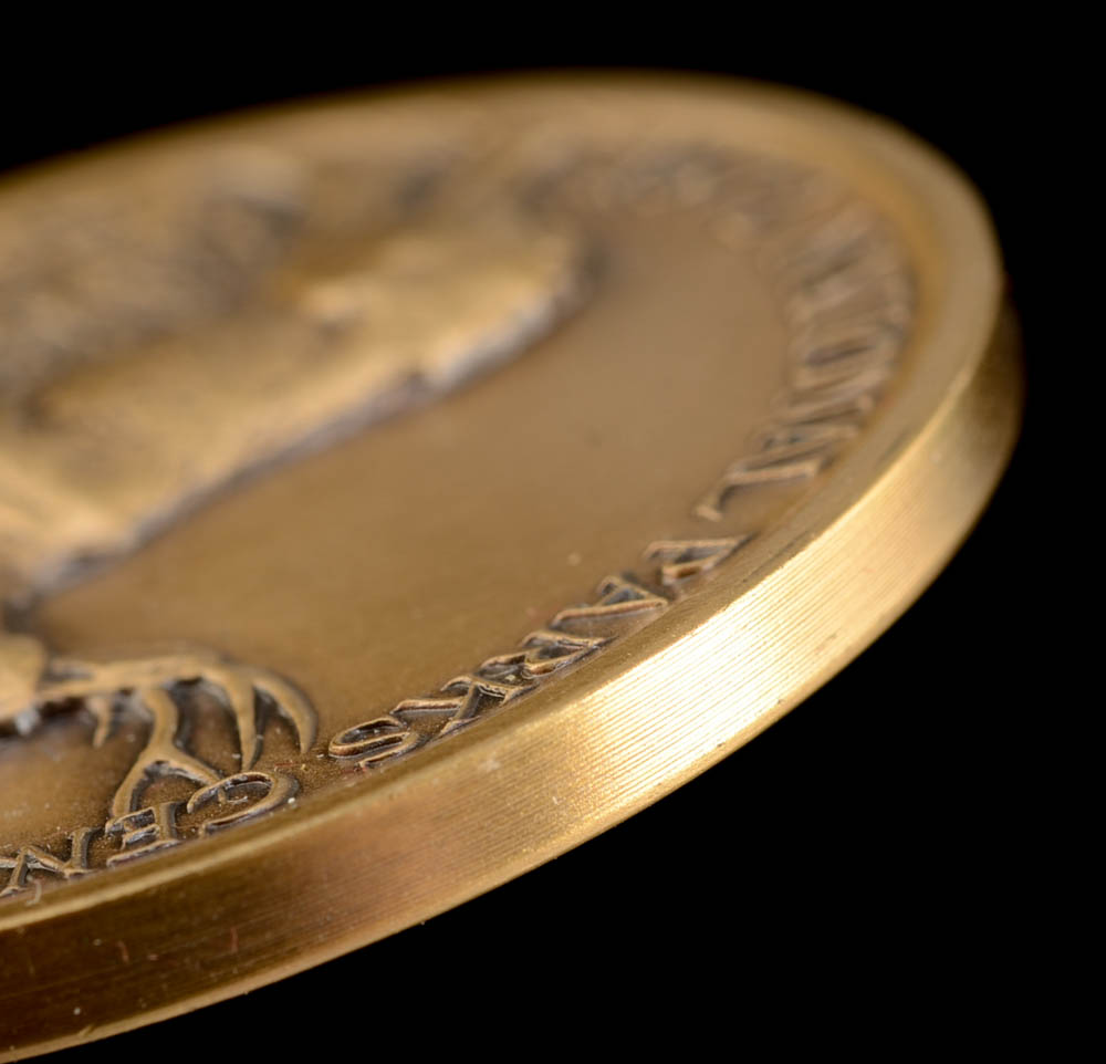 1972 Solid Bronze National Park Centennial Medal