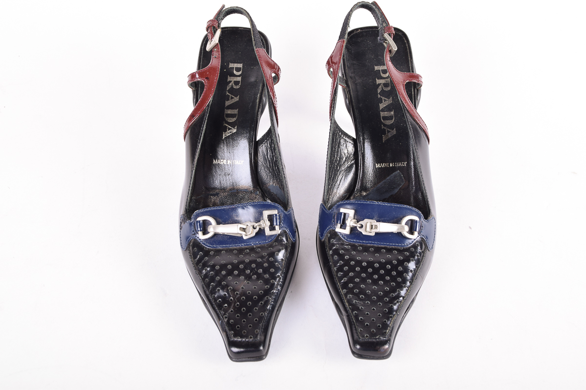 Prada Sling Back Heels