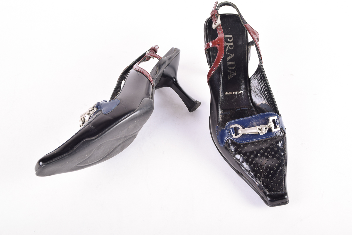 Prada Sling Back Heels