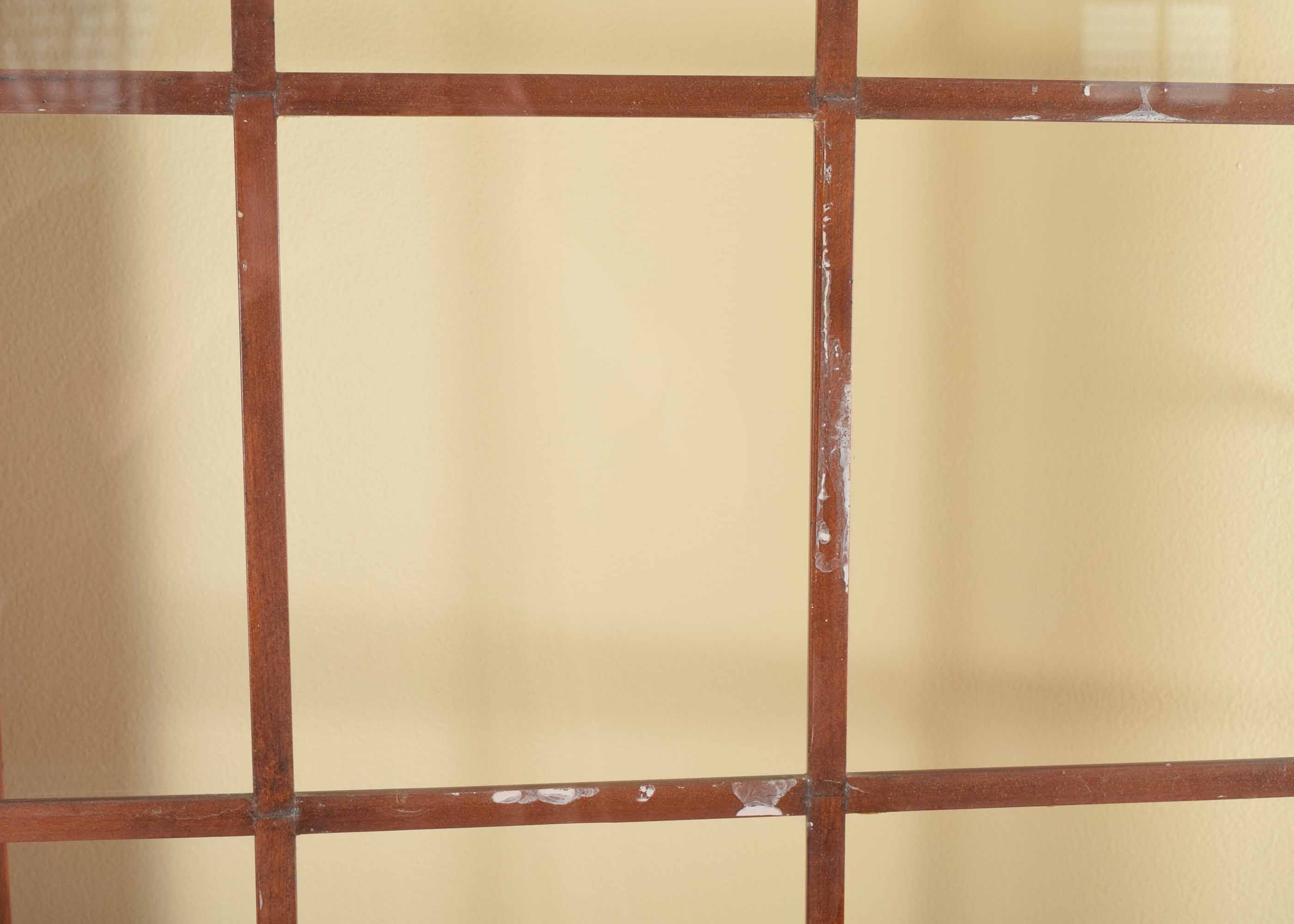 Mid 20th Century Morganton Mahogany Bowed Corner China Cabinet