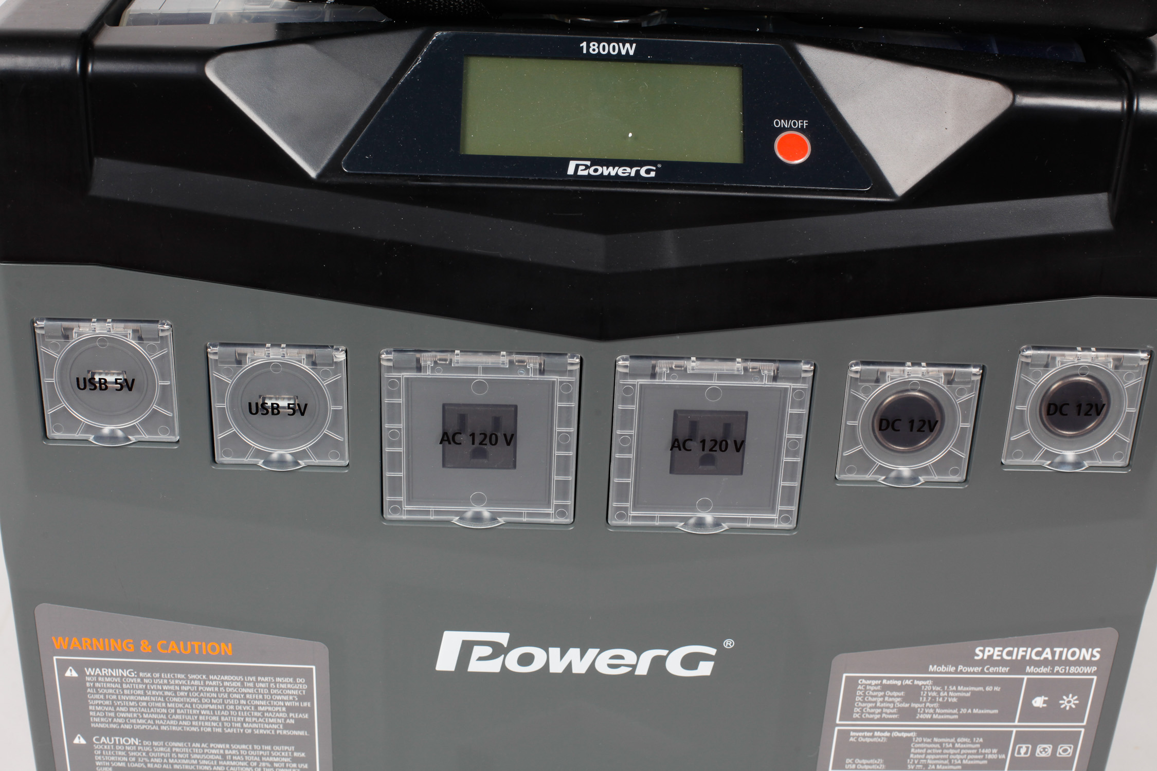 PowerG 1800W Solar Power Mobility Generator