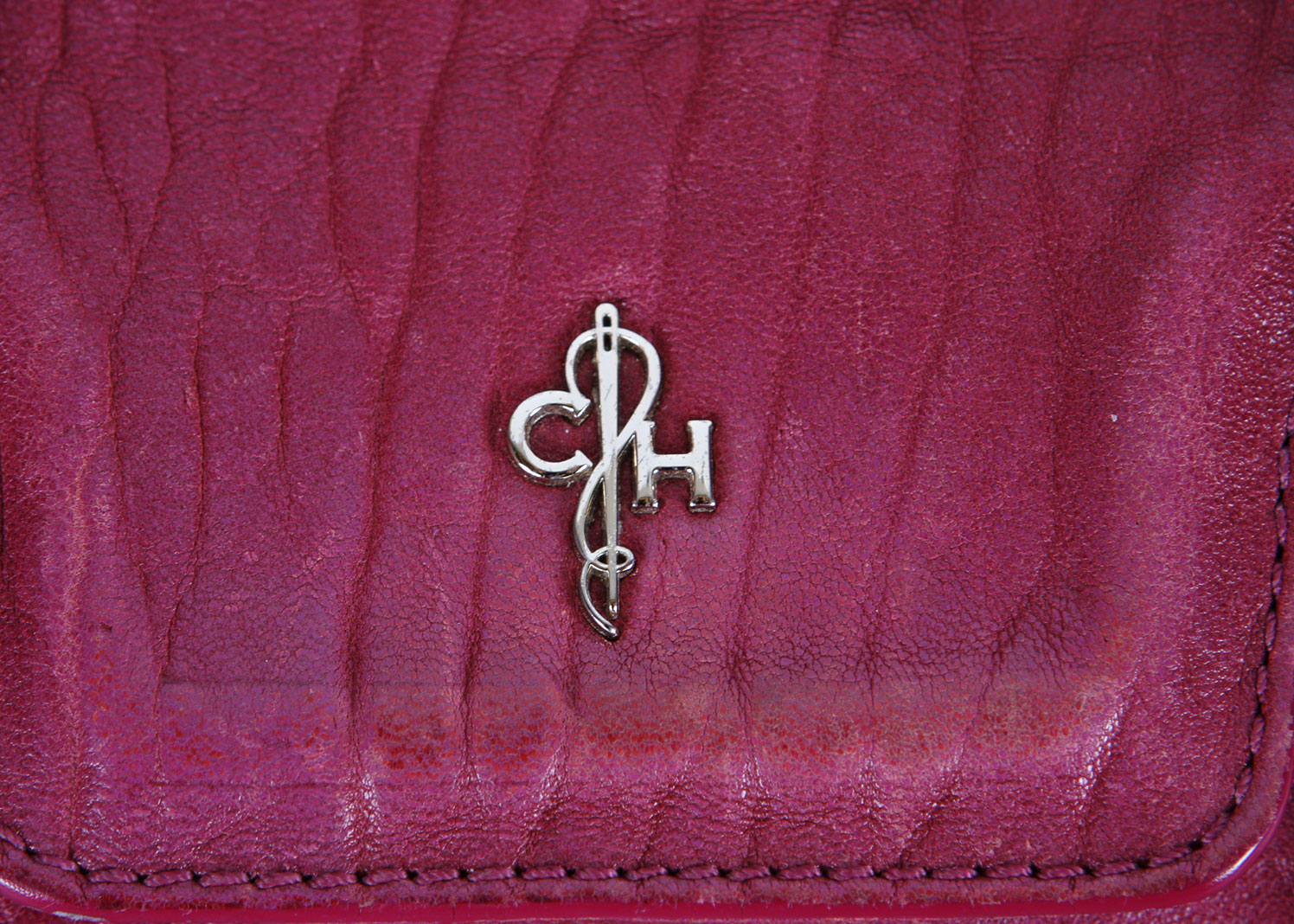Cole Haan Magenta Leather Handbag
