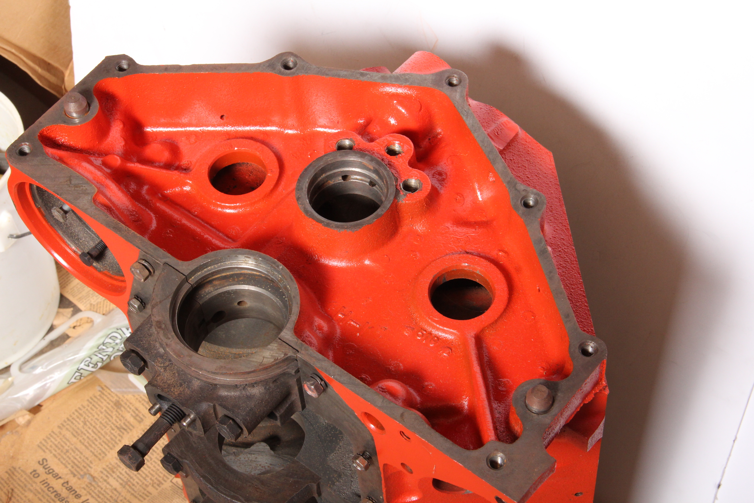 1961 Chevy 283 Cubic Inch V8 Engine Block and Automotive Parts