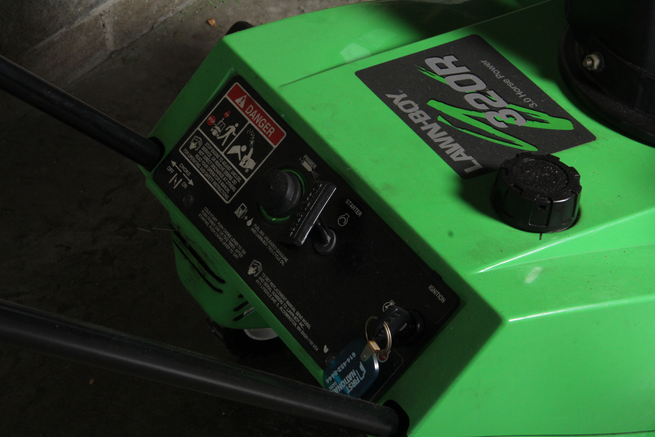 Lawn Boy Snowblower and Lambert Titan Lawn Sweeper