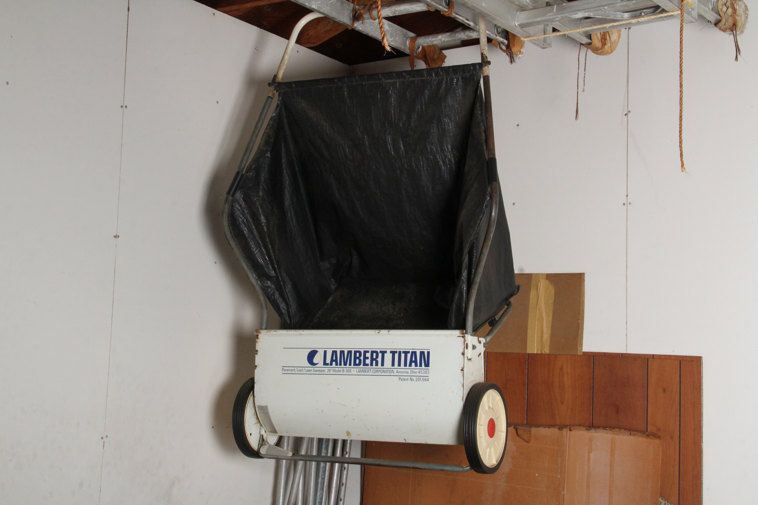 Lawn Boy Snowblower and Lambert Titan Lawn Sweeper