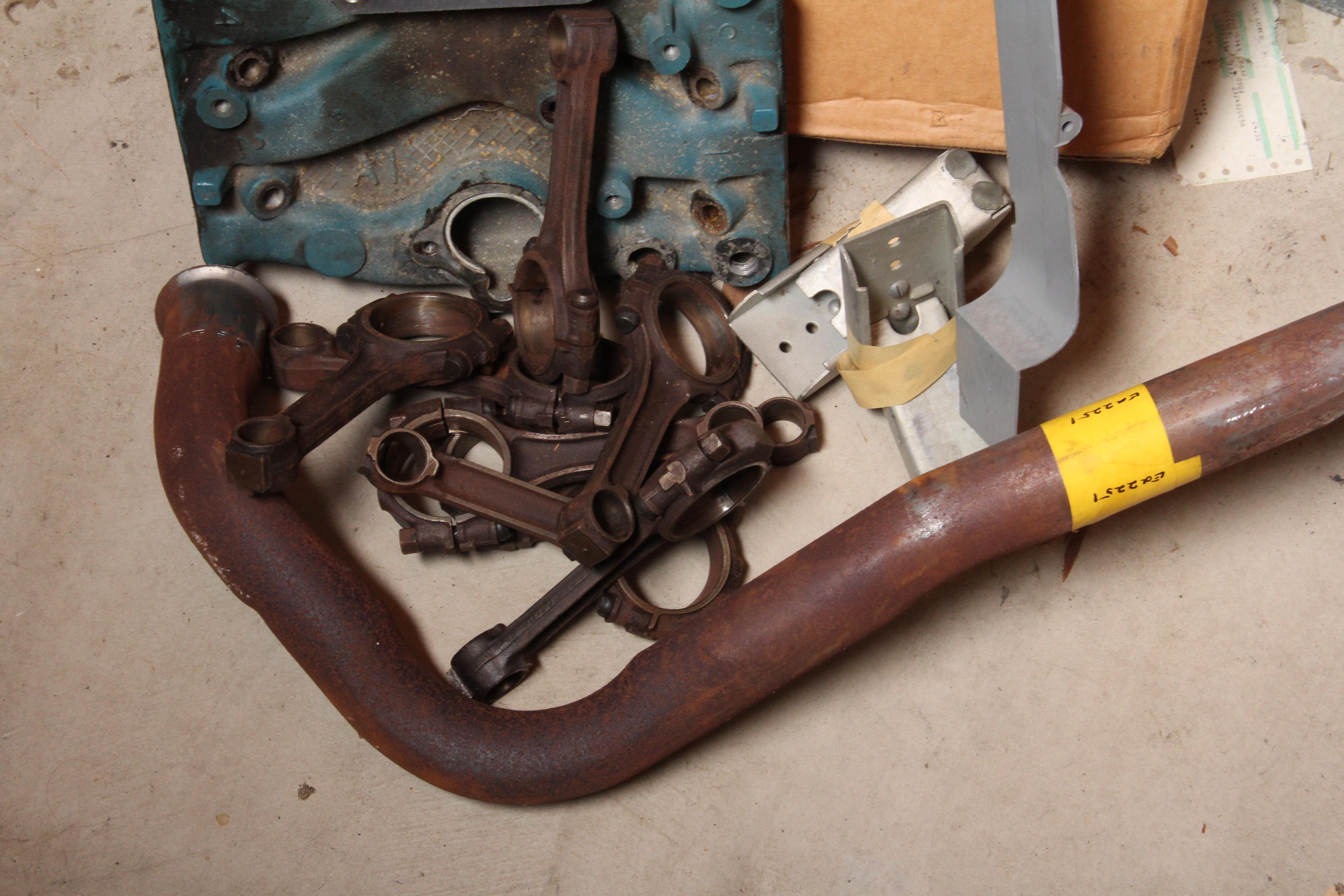 1961 Chevy 283 Cubic Inch V8 Engine Block and Automotive Parts