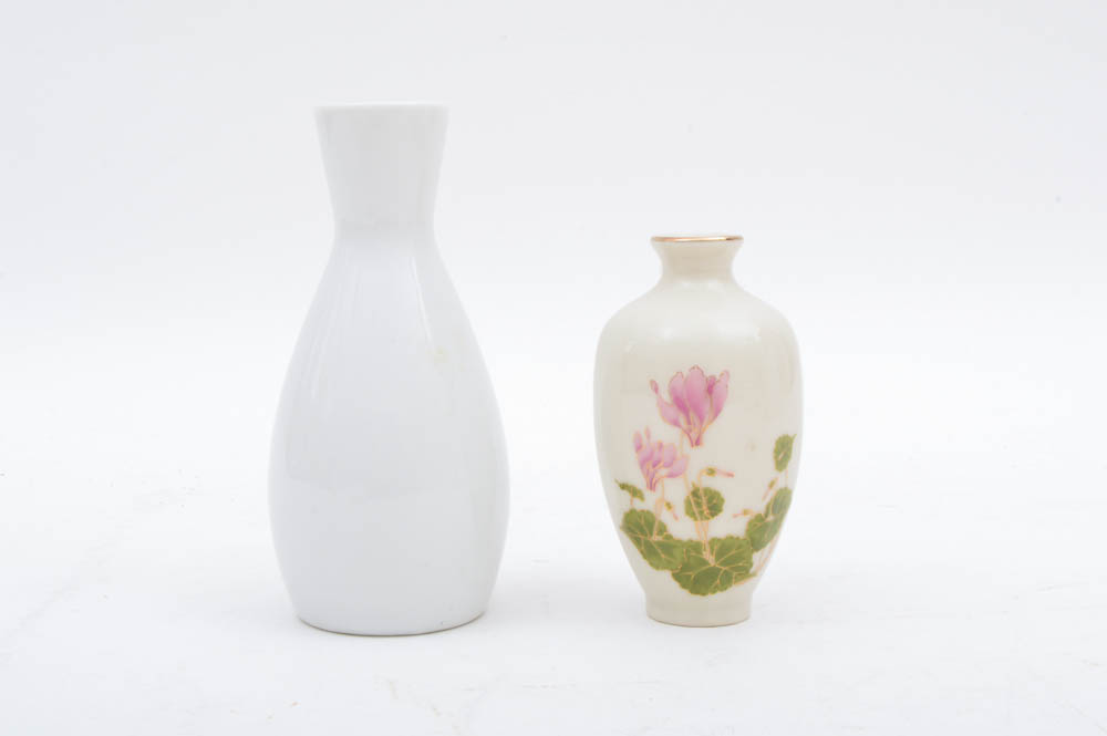 Ritz Carlton Cream and Gilt China Mugs and Other Cream Tone China