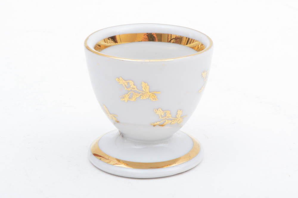 Ritz Carlton Cream and Gilt China Mugs and Other Cream Tone China