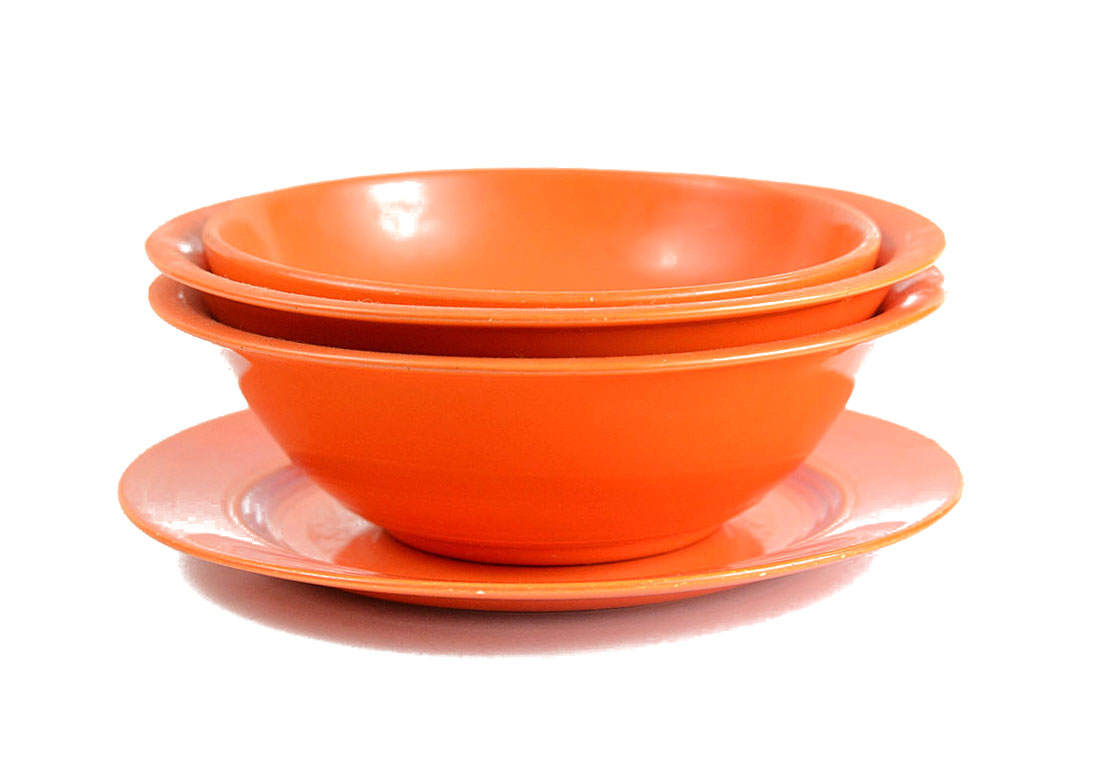 Harlequin Radioactive Red Dishware