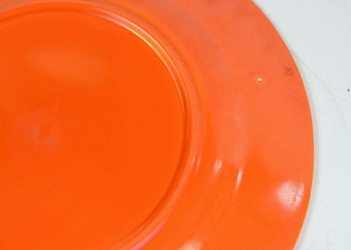 Harlequin Radioactive Red Dishware