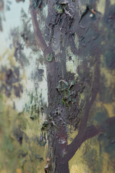 M. Kinoshita Framed Oil Painting on Canvas